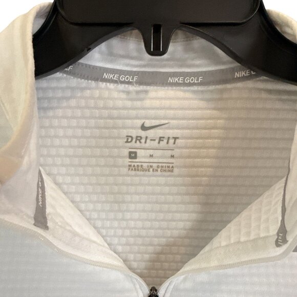 Nike Golf Dri Fit White Full Zip Jacket Women’s Medium Lightweight Activewear - Picture 3 of 8